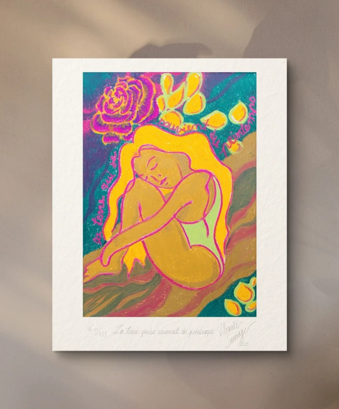 Tirage d'art vibratoire