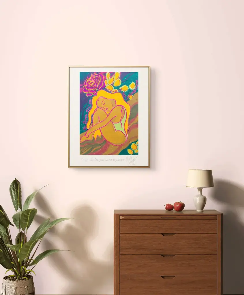 La terre qui se souvient du printemps - Vibrante Sauvage - Peinture Energétique - fond entrée.webp