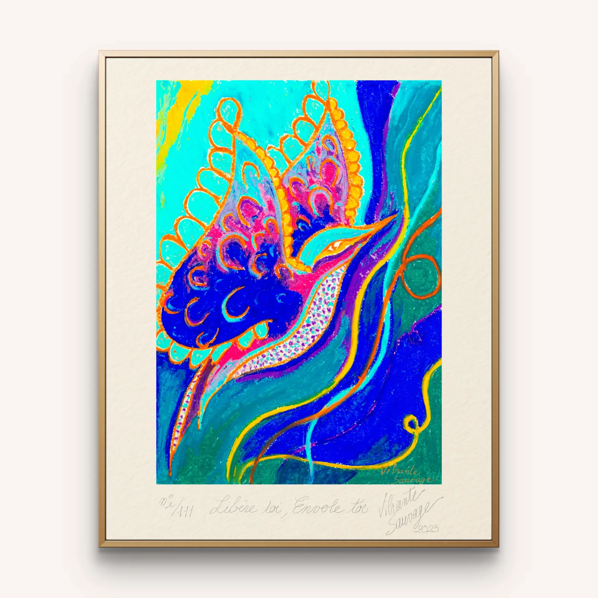 Libère toi, Envole toi (50 x 40 cm – 88 € (au lieu de 111€))