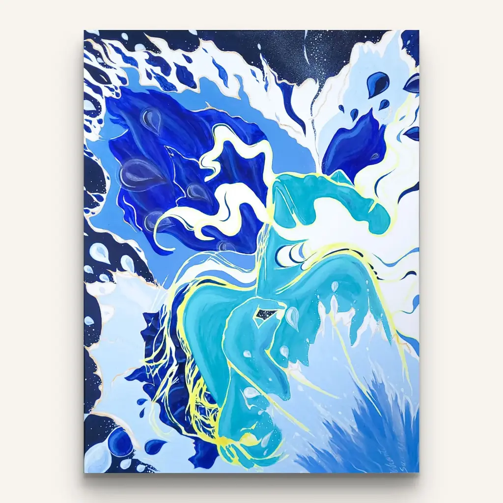 La déesse qui sort de l'eau