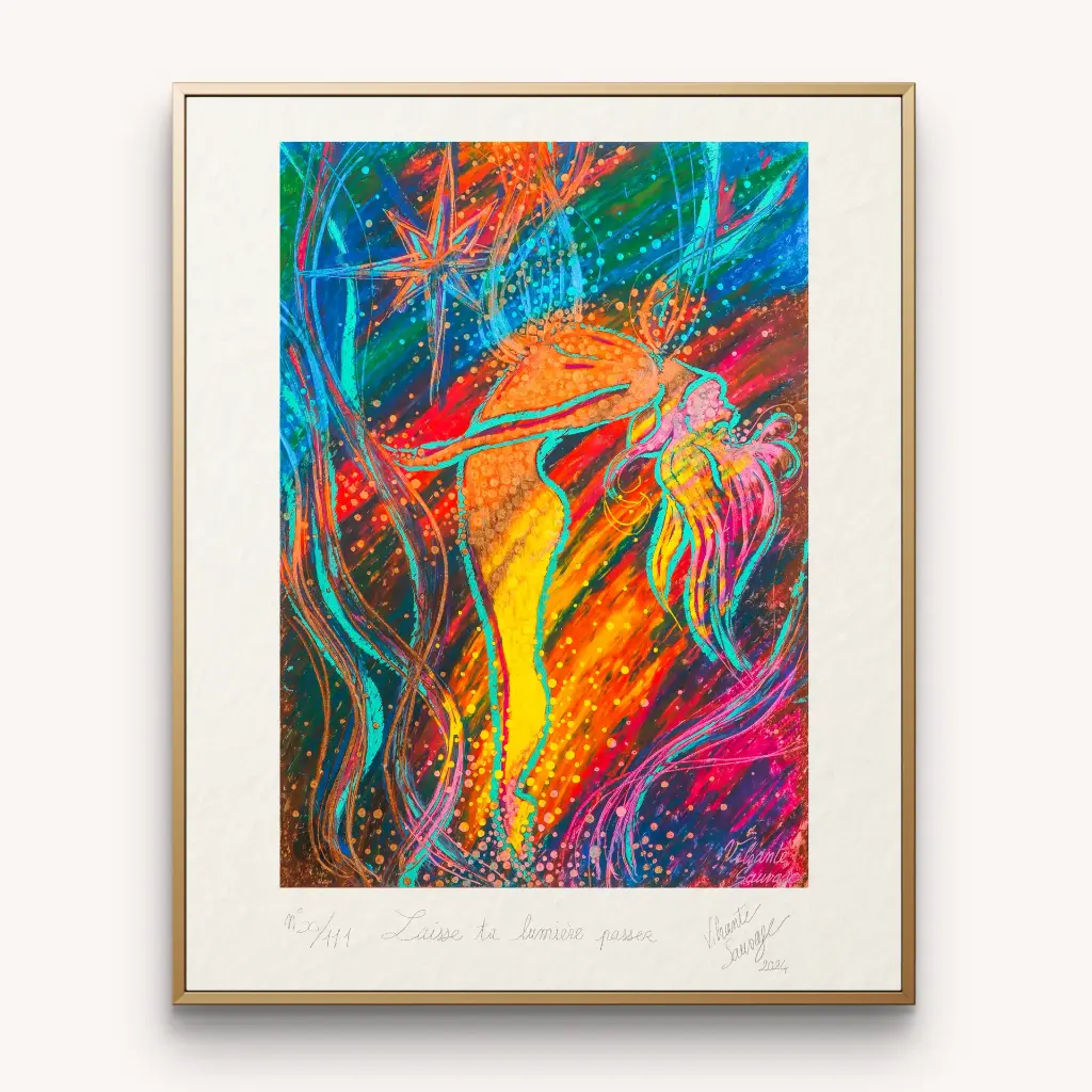 Laisse ta lumière passer (50 x 40 cm)
