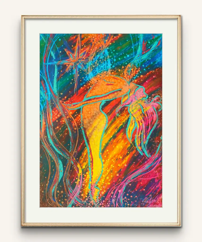 Laisse ta lumière passer (Peinture originelle)