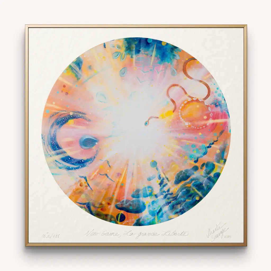 New Game, La Grande Liberté (50 x 50 cm)